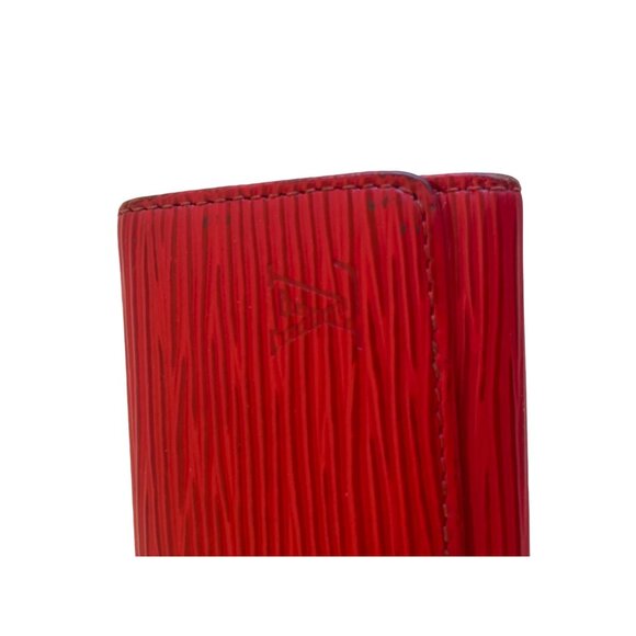 Louis Vuitton Red Epi Leather 4 Key Card Holder - Picture 3 of 12